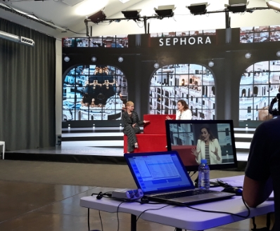 Evento navideño de Sephora