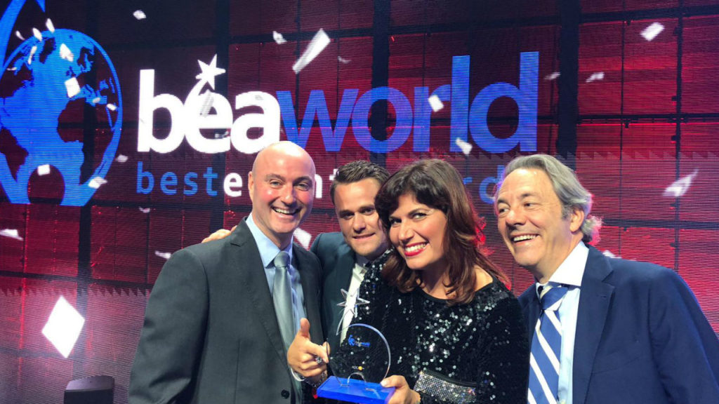 [es:] beon. premiada en la categoría de Mejor Convención en los BEA World [en:] beon. Worldwide awarded with Best Convention at BEA World festival [:]